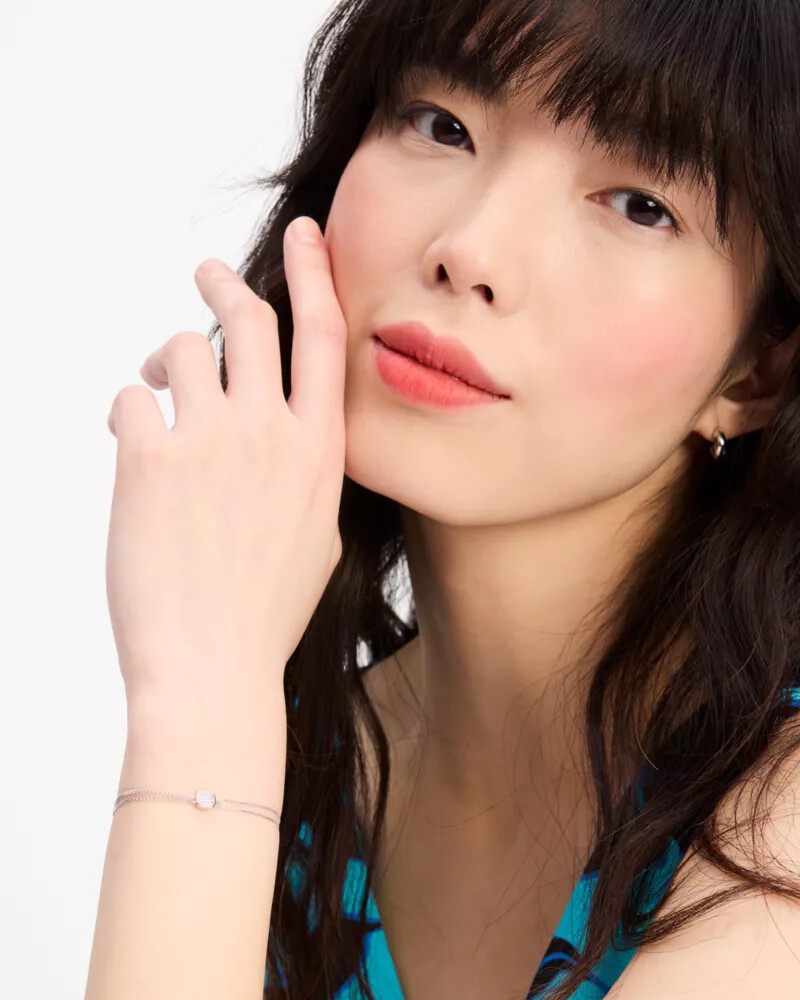 ケイトスペード ファインタイム トゥ シャイン ダイヤモンドブレスレット シルバー